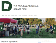 Tablet Screenshot of dickinsonsquare.org